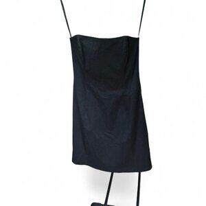 Strapless fitted Black Mini Dress with boning White House Black Market size 6